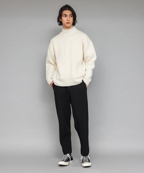 美品♡NOEL REUSSIR モックネック　定価24,200円 NewAnce（ニュアンス） セーター ニット 「NewAnce」ヘビーウール