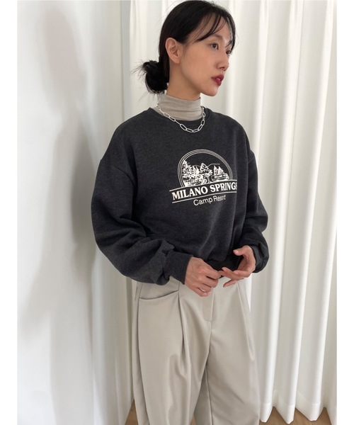 トレーナー スウェット MILANO SPRINGS MTM レディース Didot.showroom トレーナー スウェット MILANO SPRINGS MTM