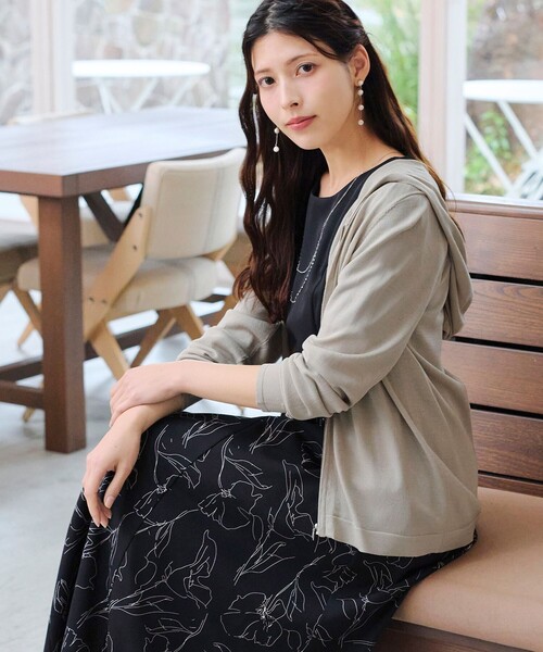 Tiaclasse パーカー 「小倉優子さん着用」サマーニットショート