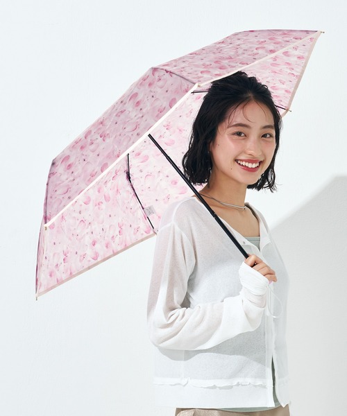 Wpc. 折りたたみ傘 折り畳み 「plantica×Wpc.」フラワーアンブレラ