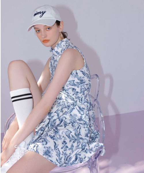 EIMY GOLF（エイミーゴルフ） ワンピース Camila flowerノースリーブ