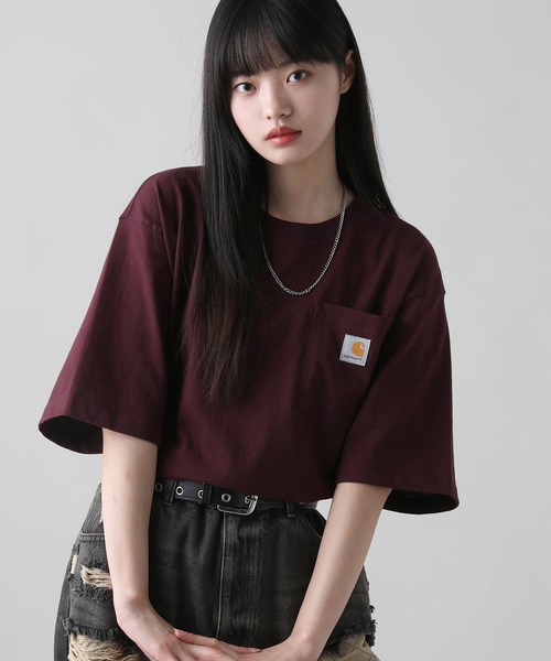 Carhartt（カーハート） tシャツ オーバーサイズ ワンポイントロゴ