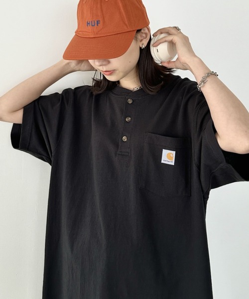 Carhartt（カーハート） ヘンリーネック tシャツ 半袖 /ヘンリーネック