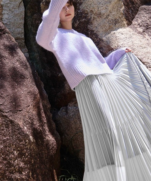 ur's（ユアーズ） スカート シアー変形プリーツスカート : ZOZOTOWN