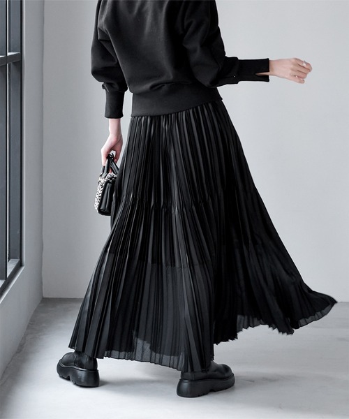 ur's スカート シアー変形プリーツスカート : ZOZOTOWN Yahoo!店