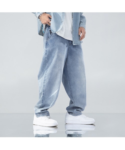 BJHG ワイドパンツ ジーンズ 「BJHG」ワイドシルエット ビンテージ 