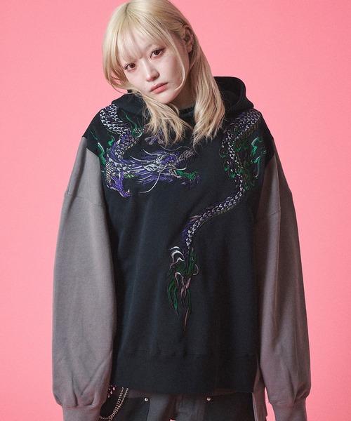 GALFY パーカー 「GALFY/ガルフィー」ちょいYABA 切り替え