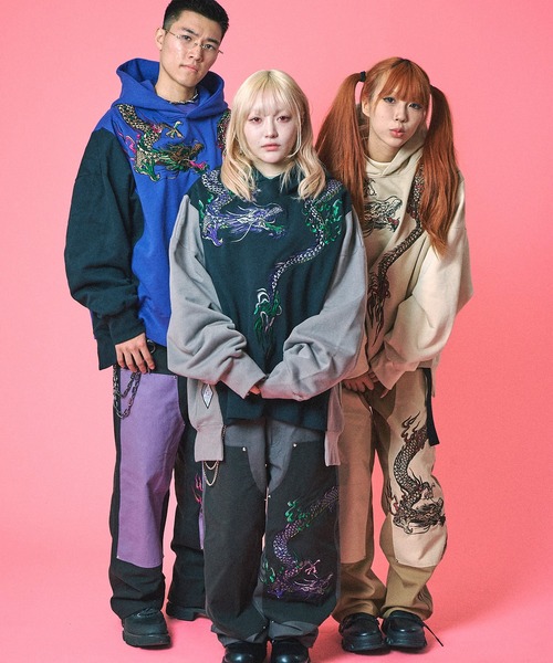 GALFY パーカー 「GALFY/ガルフィー」ちょいYABA 切り替え GALFY パーカー 「GALFY/ガルフィー」ちょいYABA 切り替え