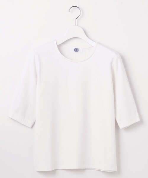 tシャツ ワイドリブジャージー タックスリーブ カットソー