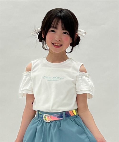 アクシーズファムキッズ　Tシャツセット 140 4枚組　おまけ付き axes femme kids tシャツ 2WAY肩開きTシャツ キッズ 子供服