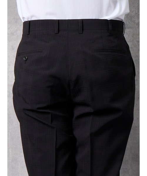 Perfect Suit FActory スラックス シャドウチェック スラックス
