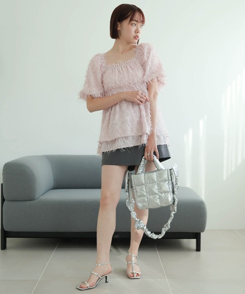 LADYMADE（レディメイド） ブラウス シャツ フリンジジャガード