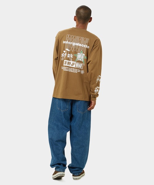 HUF tシャツ INTERGALACTIC FREQUENCY LS TEE / ハフ ロング