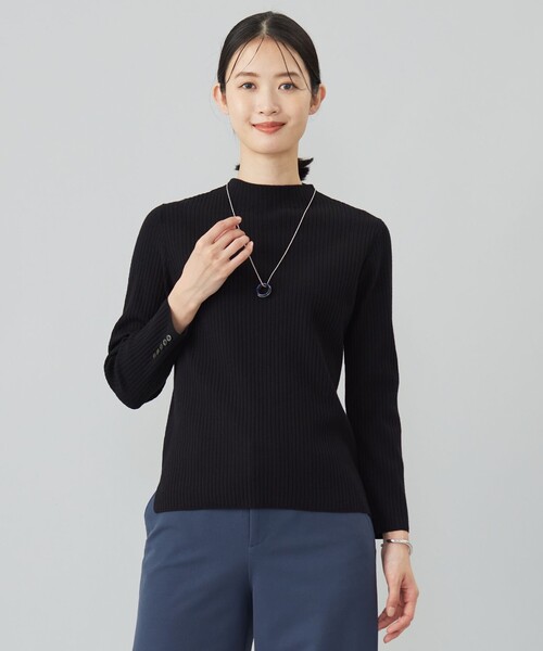 tシャツ 針抜きフライス リブ ボトルネック カットソー レディース tシャツ 針抜きフライス リブ ボトルネック カットソー