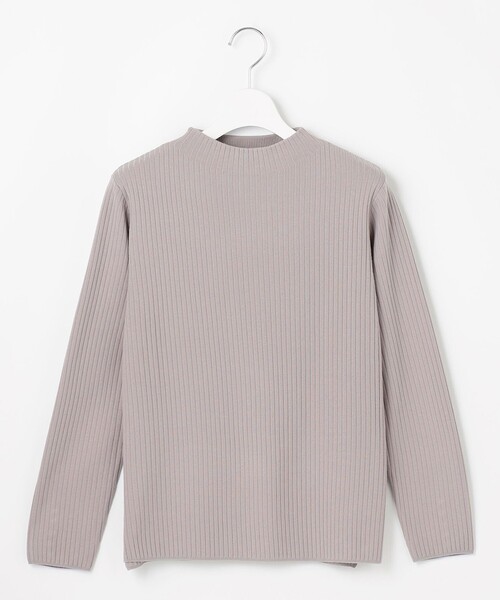 tシャツ 針抜きフライス ボトルネック リブ カットソー レディース tシャツ 針抜きフライス リブ ボトルネック カットソー