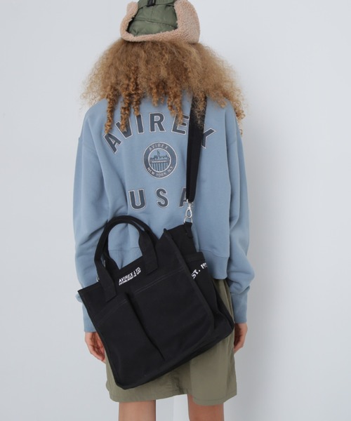 AVIREX（アヴィレックス） トートバッグ 「直営店限定」CANVAS CIRCLE