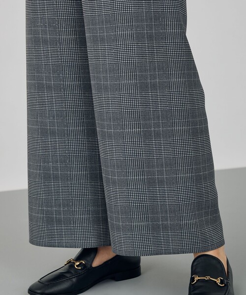 デプレパンツ DES PRES（デプレ） パンツ グレンチェックグリッタープリント