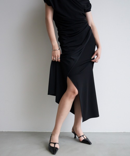 JOSE MOON（ジョゼムーン） ワンピース 半袖 CACHECOEUR NARROW DRESS