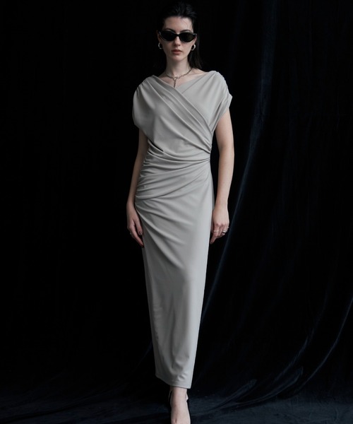 JOSE MOON（ジョゼムーン） ワンピース 半袖 CACHECOEUR NARROW DRESS