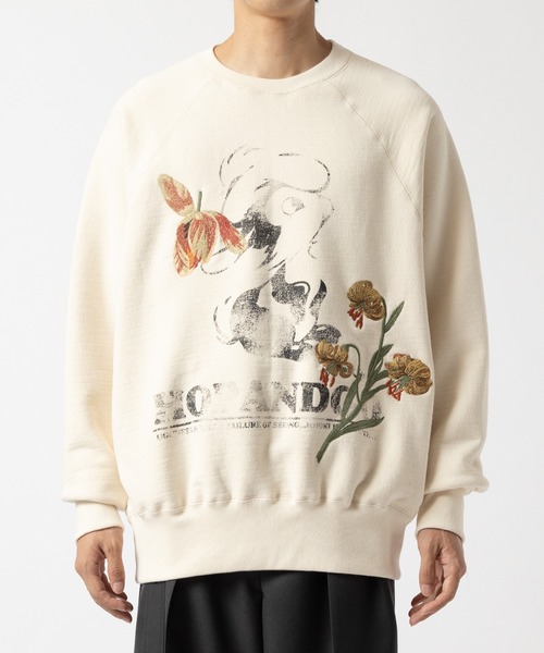 トレーナー スウェット 「KHOKI / コッキ」Vintage finished 