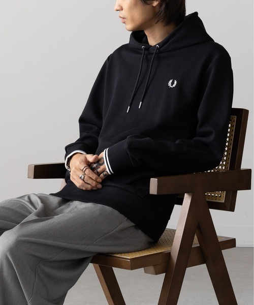 FRED PERRY（フレッドペリー） パーカー 「FRED PERRY」TIPPED HOODED