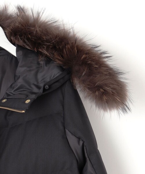 ダウンコート ダウンジャケット 「撥水加工」TWツイル ロングダウン