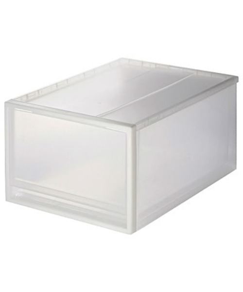 無印良品 ポリプロピレン収納ケース引出付 (8セット) 無印良品（MUJI） 収納 「旧サイズ：引出式・大」ポリプロピレン 収納