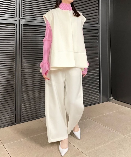 LE PHIL パンツ 2WAYツイルワイドパンツ レディース : ZOZOTOWN
