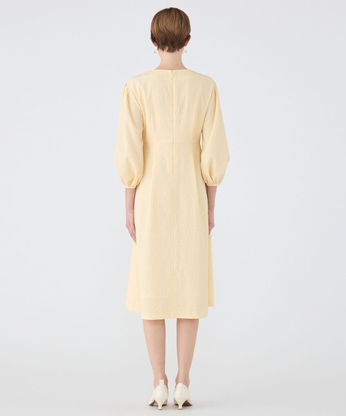 Ballsey（ボールジィ） ワンピース バブルジャカード パフスリーブ