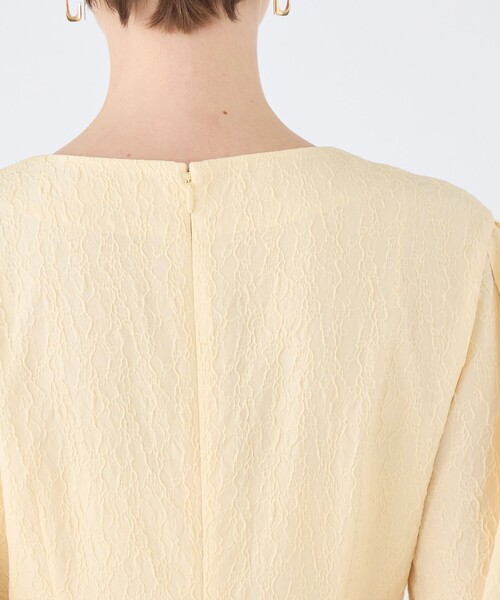 Ballsey（ボールジィ） ワンピース バブルジャカード パフスリーブ