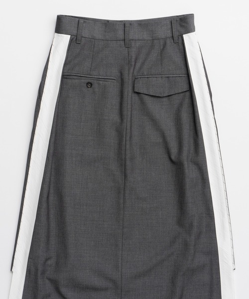 新品未使用OHESHIO PLEATS SKIRT MIDI PANTS PRANK PROJECT(プランク プロジェクト)｜フロントプリーツスカート