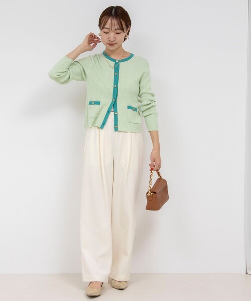 nollys カーディガン NOLLEY'S（ノーリーズ） カーディガン 「手洗い可能」コットンテックス