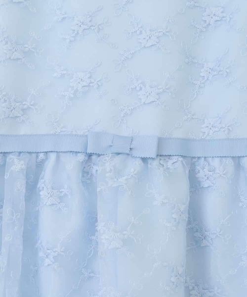 a.v.v 刺繍ワンピース＆スカラップジャケット2点セット　130cm a.v.v ワンピース 「100-130」「セレモニー」オーガンジー