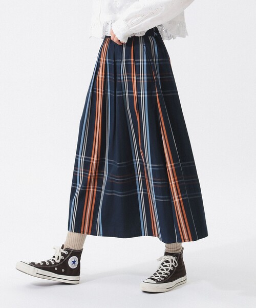 BEAMS BOY / コットン ローン タック ギャザースカート BEAMS BOY / コットン ローン タック ギャザースカート