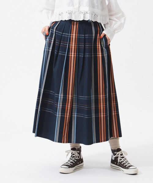 BEAMS BOY タータンチェック プリーツ ミニ スカート ほぼ未使用 新着ファッション - BEAMS BOY タータンチェック プリーツ ミニ