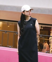 FRED PERRY ワンピース 「別注」FRED / TIPPED PIQUE DRESS