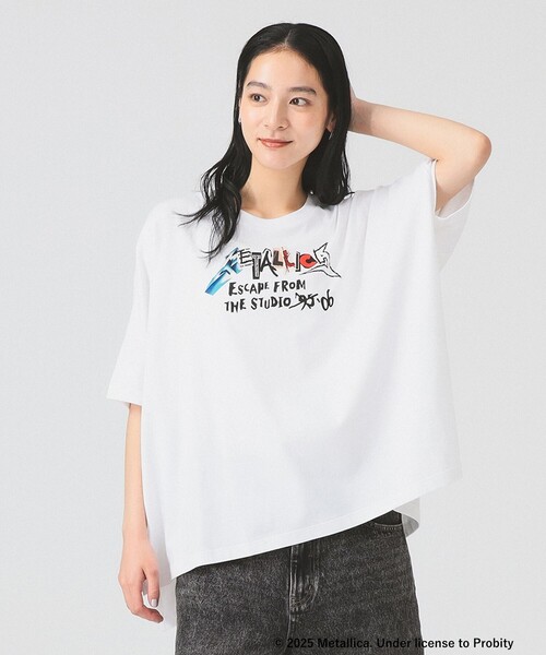 tomoships別注/ロゴTシャツ/新品/レディース/ SHIPS any tシャツ GOOD ROCK SPEED:「洗濯機可能」LIFE PC