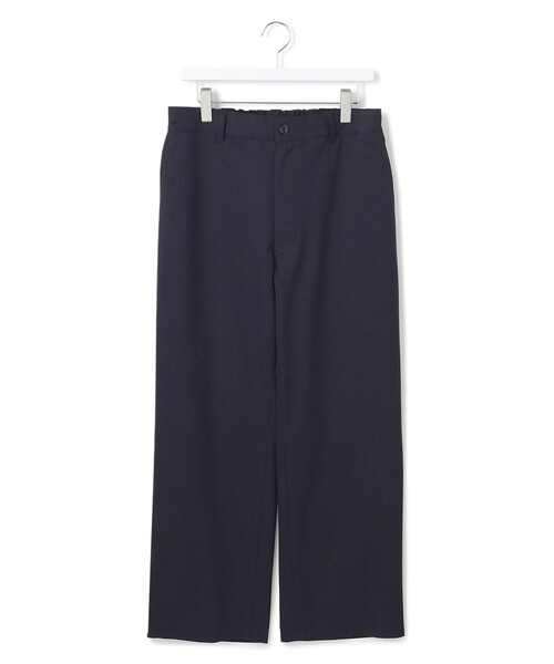 新品 J.PRESS YORK STREET イージーパンツ 【サイズ：S】 ネイビー ジェイプレス メンズ 5F19/K0614S/KOV15/ J.PRESS YORK STREET ワイドパンツ スラックス 「UNISEX」ウールライク