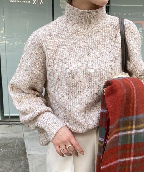 「fredy emue」 長袖ニット 38 チャコールグレー レディース_画像7