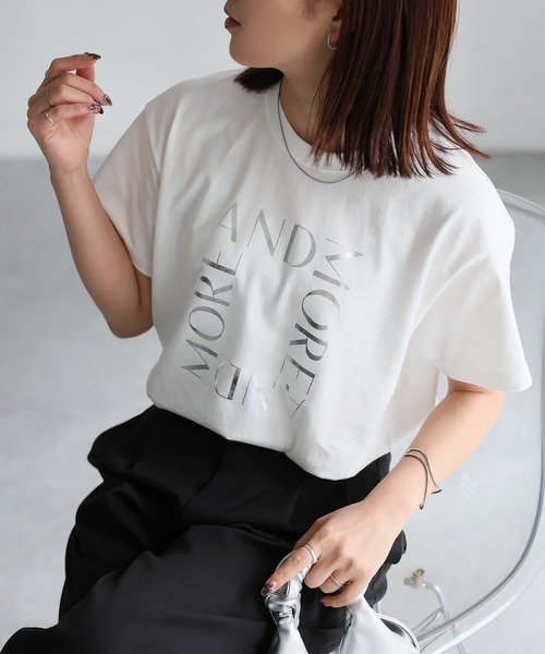 【関税・送料込】ALAIA ロゴプリント 半袖Tシャツ 半袖ロゴプリントTシャツ(fremont) | メンズ,トップス