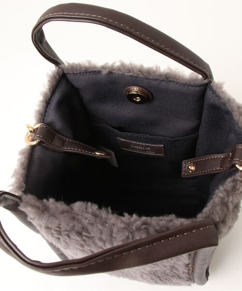 「COOCO」 2WAYバッグ 9 ブラウン レディース_画像8