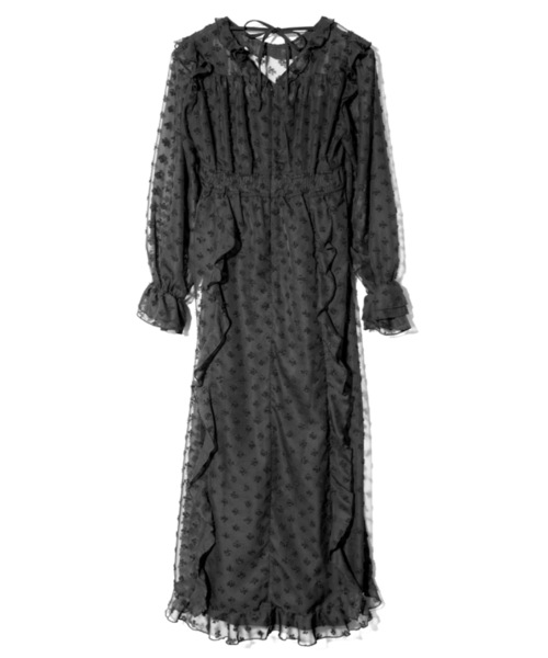 ロージールーチェ ワンピース ROSY LUCE（ロージールーチェ） ワンピース シアーシフォンチュール