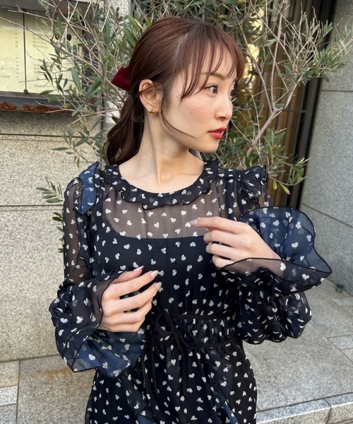 ROSY LUCE（ロージールーチェ） ワンピース シアーシフォンチュール