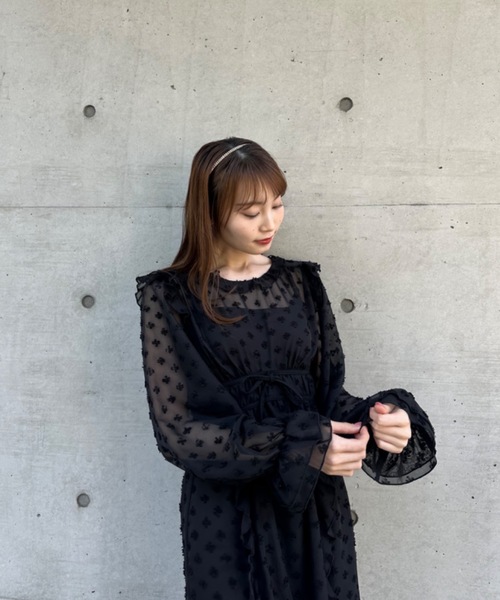 ROSY LUCE（ロージールーチェ） ワンピース シアーシフォンチュール