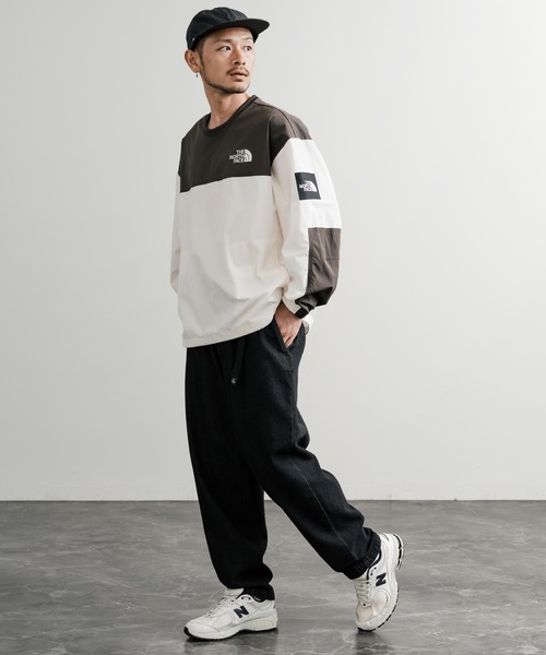 新品 L ノースフェイス ALBANY CREWNECK ナイロンジャケット THE NORTH FACE 日本未展開モデル ザ・ノースフェイス ALBANY