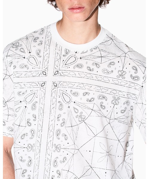 Armani exchange｜プリント半袖Tシャツ セール】【ARMANI EXCHANGE】ボックスプリントTシャツ ショート