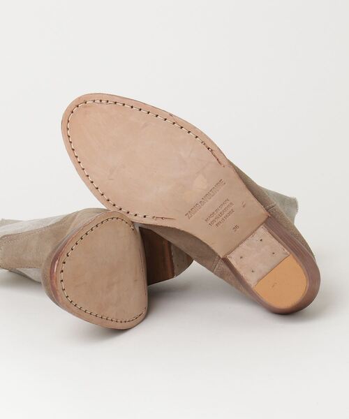 「ZADIG&VOLTAIRE」 ショートブーツ 36 ベージュ レディース_画像3