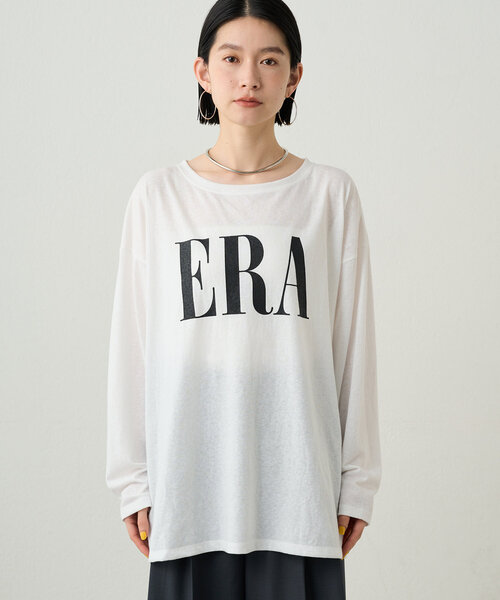 tシャツ シアーロゴTシャツ レディース Loungedress tシャツ シアーロゴカットソー レディース