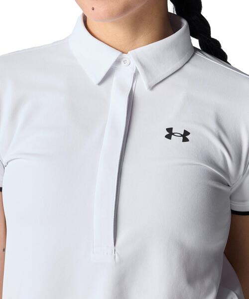 ポロシャツ ポロ UAアーマードライ カラーブロック ドレス（ゴルフ/レディース） レディース UNDER ARMOUR ポロシャツ ポロ UAアーマードライ カラーブロック