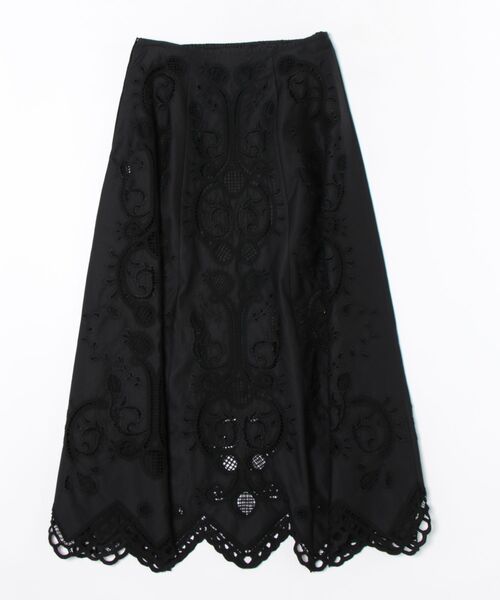 THE SHINZONE スカート EMBROIDERY LACE SKIRT エンブロイダリー